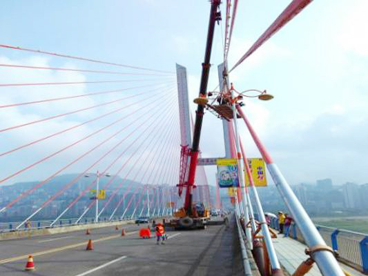 重慶云陽長江橋檢測